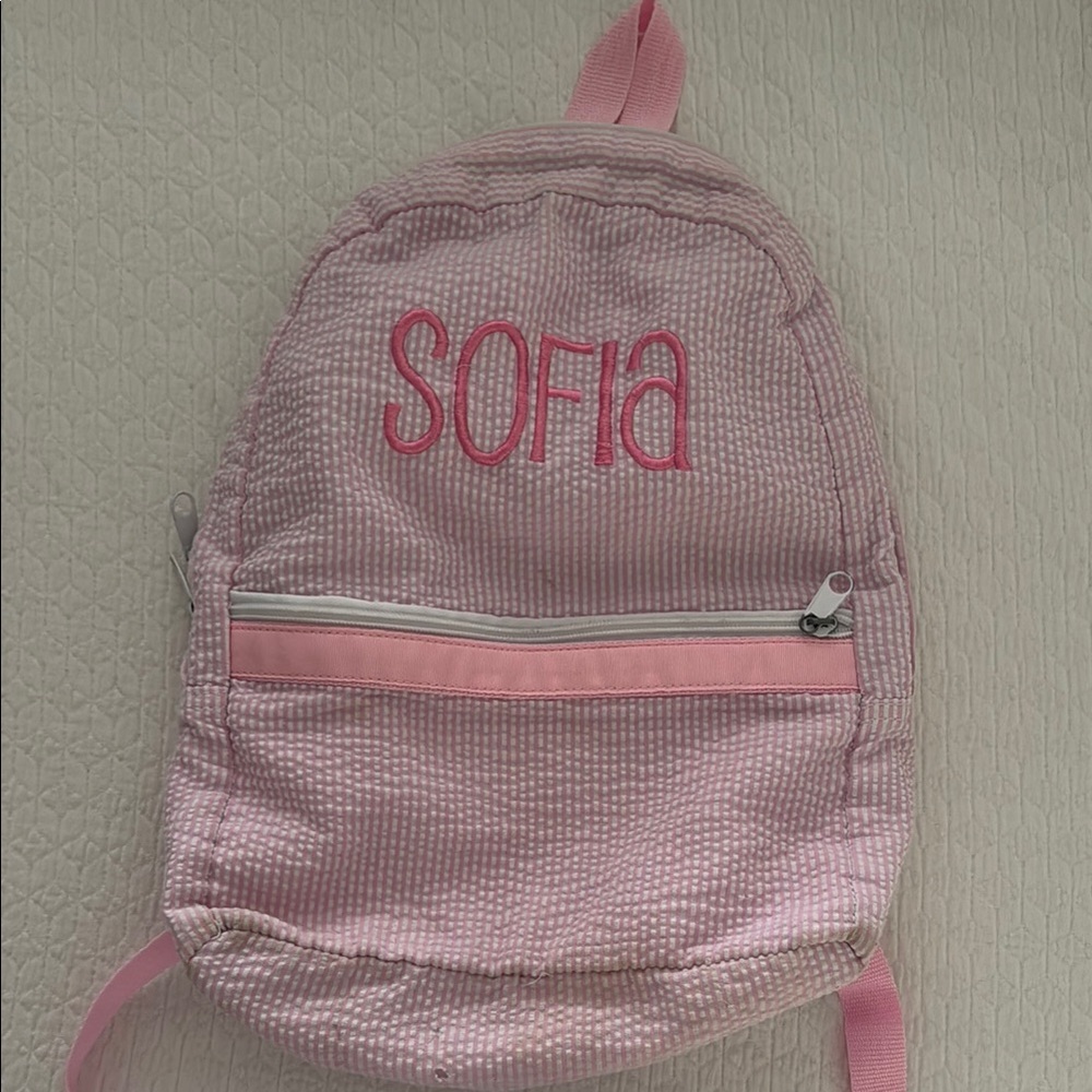 Seersucker Backpack